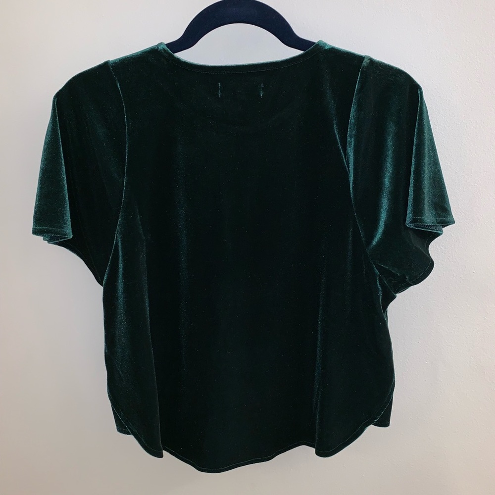 Madewell Velvet Butterfly Top - Picture 6 of 9